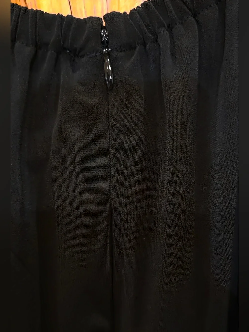 Michael Kors Black Dress with Gold Chain Straps